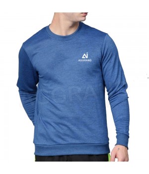 Best Selling Men's Sweatshirts Custom Wholesale XS Size Printed Fleece for Winter