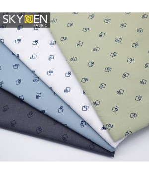 Guangzhou textile market Oxford Skygen ptints 100% cotton shirt fabric men china fabric wholesale oxford fabric