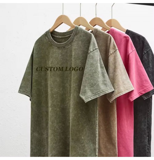 High Quality Heavyweight 100% Cotton 230 GSM Tee Oversized Blank Men's T Shirt Thick Graphic Tshirt