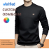 2024 Autumn New Crew Neck Design Men's Fashion Casual Long Sleeve Polyester T-shirt With Graphic